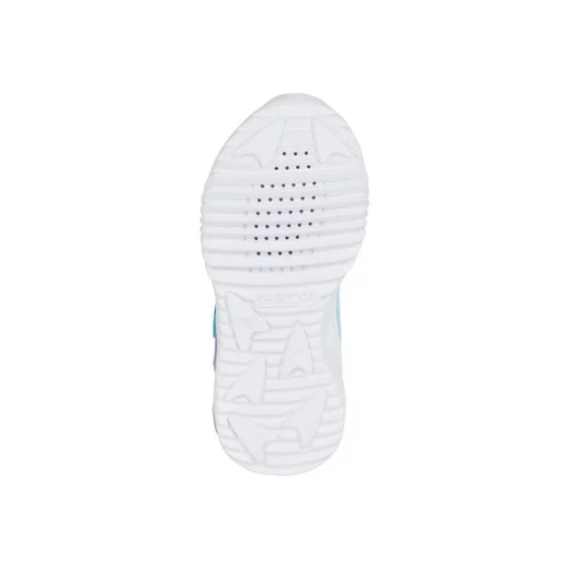 Geox Assister Girl's Sneakers Aqua 36 Featuring Running Shoe Style, High Shine Fabric, and Breathable Design with Outsole Lights for Girls, Stylish School & Weekend Wear - Geox - Image 7
