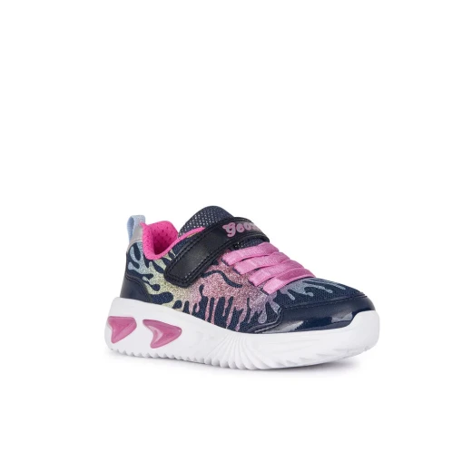 Geox Assister Girl Sneakers Navy 35 Running Style Breathable Shoes - Geox - Image 3