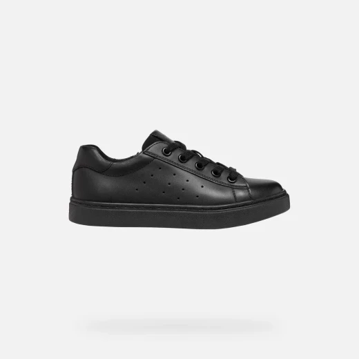 Nashik Boy Low Cut Sneakers Black Canvas 33 Lightweight Walking Shoes for Boys Minimalist Design Warm Weather Footwear J45ECA.08510.C9999 - Nashik boy - Image 13