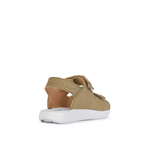 Geox Lightfloppy Boy Pistachio Sandals Size 34 Adjustable Riptape Closure Lightweight Cushioned Anatomic Sole Sporty Casual Footwear for Boys - Image 4
