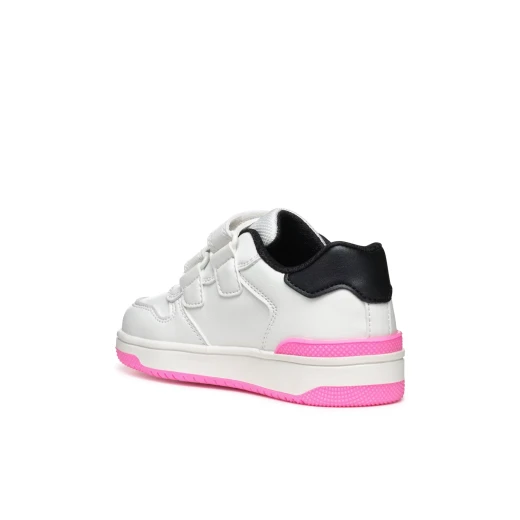Washiba Girl Low Cut Basketball Sneakers White 35 Double Riptape Closure - Image 7
