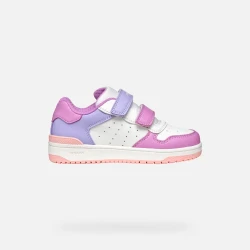 Washiba Girl Low Cut Basketball Sneakers White 37 Double Riptape Closure