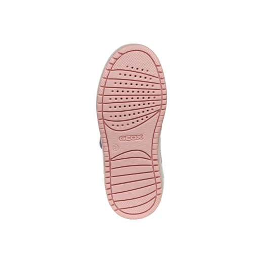 Washiba Girl Low Cut Basketball Sneakers Pink 33, Featuring Breathable Leather Effect Material and Double Riptape Closure, Perfect for Girls Athleisurewear Comfort and Style - Geox - Image 10