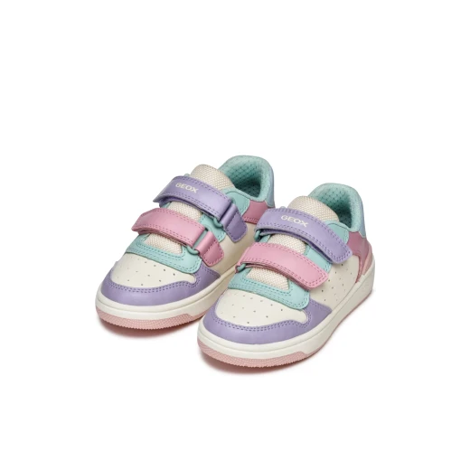 Washiba Girl Low Cut Basketball Sneakers Pink 34, Breathable Leather Effect - Image 7