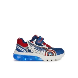 Geox Ciberdron Boy Sneakers Blue 35 Avengers Edition Breathable Mesh