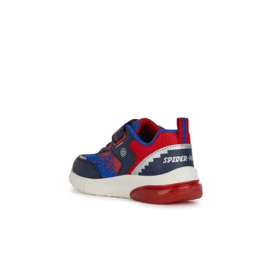 Geox Ciberdron Boy Navy Sneakers with Spider Man Design 37 Breathable Mesh and Printed Leather Effect Material with Built in Lights Fast Delivery and Easy Exchange - Geox - Image 6