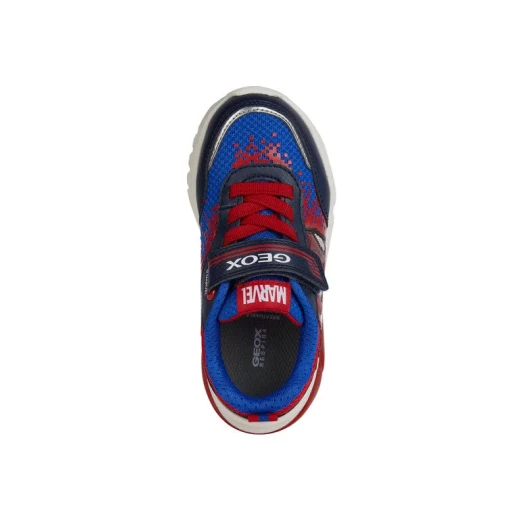 Geox Ciberdron Boy Navy Sneakers with Spider Man Design 37 Breathable Mesh and Printed Leather Effect Material with Built in Lights Fast Delivery and Easy Exchange - Geox - Image 8