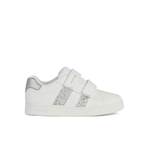 Geox Eclyper Girl Low Cut Sneakers White Leather Effect Sporty Urban Style 34 Fast Delivery Easy Exchange at Geox Stores Geox Eclyper Girl Low Cut Sneakers White Leather Effect Sporty Urban Style 34 Fast Delivery Easy Exchange at Geox Stores