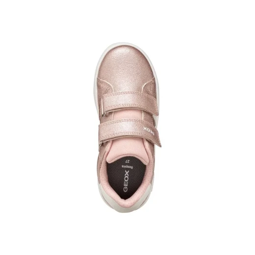 Geox Eclyper Girl Sneakers Rose Glitter Design Size 32 School Shoes Leather Inserts Breathable Gripping Sole Perfect for Everyday Wear and School Activities - Geox - Image 9