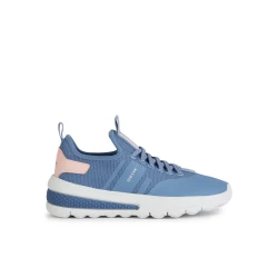 Geox Activart Girl Slip On Sneakers Sky Blue 34: Lightweight, Comfortable, and Stylish Athleisure Footwear for Girls with a Protective TPU Upper