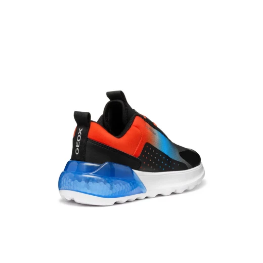 Activart Illuminus Boy's Low Cut Sneakers Black Featuring LED Lights Size 37 Lightweight and Flexible Cushioning Design for Active Kids - Geox - Image 7