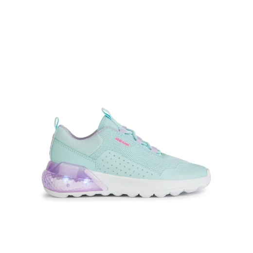 Geox Activart Illuminus Girl Sneakers Light Blue 34 LED Lights - Geox - Image 2