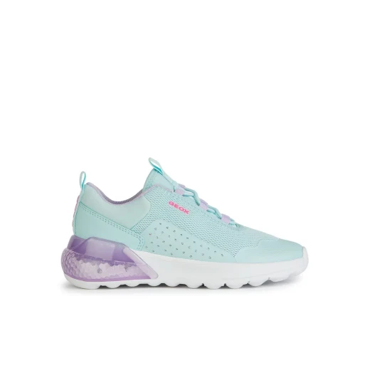 Geox Activart Illuminus Girl Sneakers Light Blue 34 LED Lights - Geox - Image 4