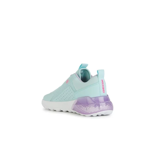 Geox Activart Illuminus Girl Sneakers Light Blue 34 LED Lights - Geox - Image 5