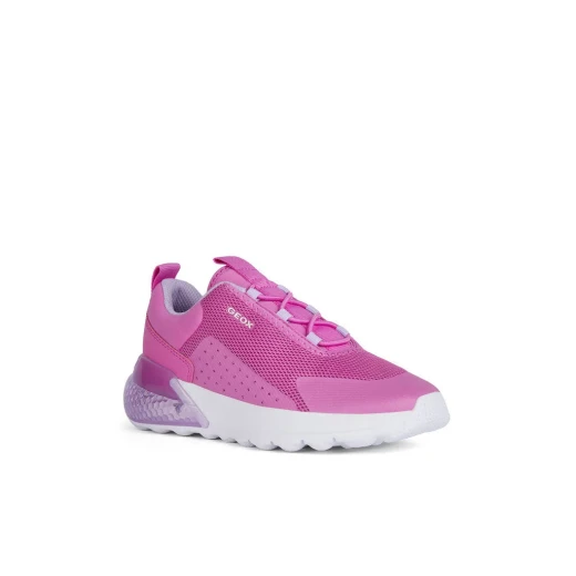 Geox Activart Illuminus Girl Fuchsia Sneakers 38 with LED Lights - Geox - Image 3
