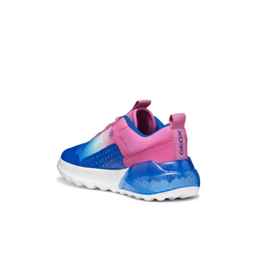 Activart Illuminus Girl's Sneakers Fuchsia Pink Size 29 Featuring LED Lights and Lightweight Design Printed Mesh Upper Cushioned and Flexible Athletic Shoes for Active Girls - Geox - Image 24