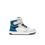 Washiba Boy Mid-Cut Sneakers White 28, Leather-Effect Material
