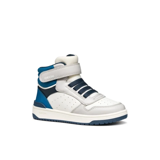 Washiba Boy Mid-Cut Sneakers White 28, Leather-Effect Material - Image 3