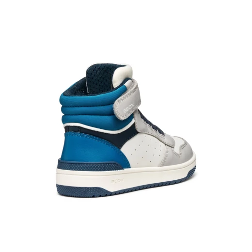 Washiba Boy Mid-Cut Sneakers White 28, Leather-Effect Material - Image 5