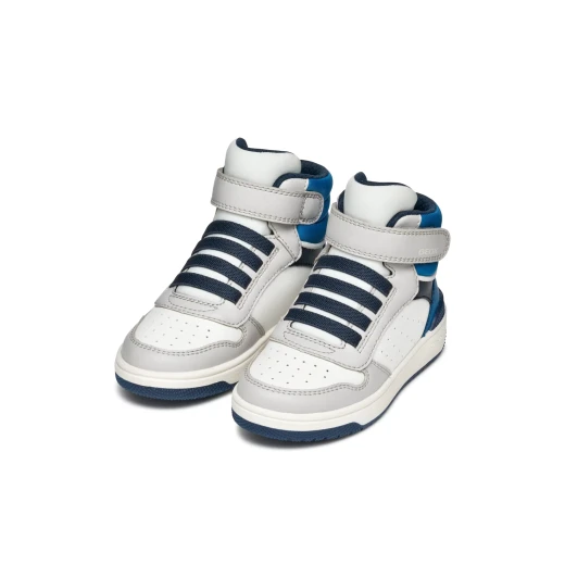 Washiba Boy Mid-Cut Sneakers White 28, Leather-Effect Material - Image 7