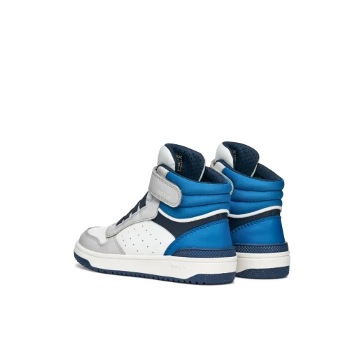 Washiba Boy Mid-Cut Sneakers White 28, Leather-Effect Material - Image 8