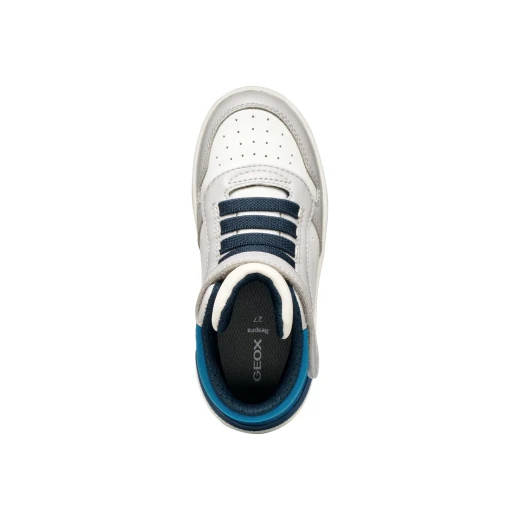 Washiba Boy Mid-Cut Sneakers White 28, Leather-Effect Material - Image 9