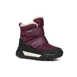 Geox Trekkyup ABX Girl Waterproof Hiking Boots Burgundy Size 37 - Geox