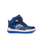 Geox Buzzerlight Boy Sneakers Blue 36 Mid-Cut Basketball Design - Geox