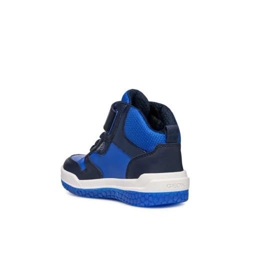Geox Buzzerlight Boy Sneakers Blue 36 Mid-Cut Basketball Design - Geox - Image 5