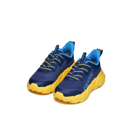 Geox Flexyper Fast Boy Navy Waterproof Ankle Boots Size 28 for Boys Lightweight Flexible Design Hiking Inspired Durable Construction Excellent Grip and Comfortable Fit - Geox - Image 9