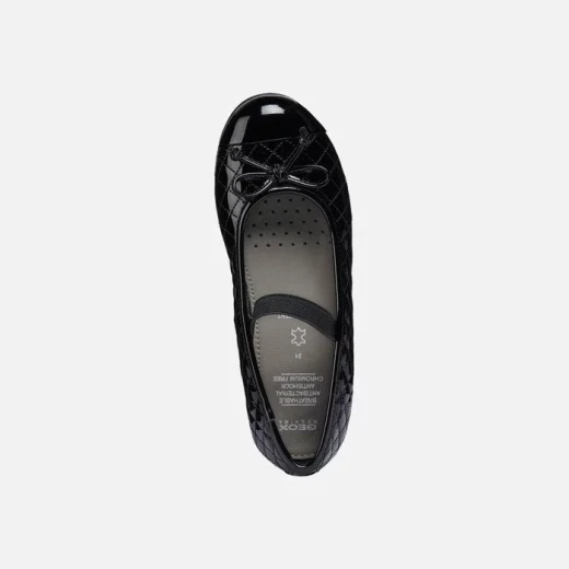 Geox Plie Girl Ballet Flats Black Patent Leather School Shoes Size 35 - Geox - Image 5