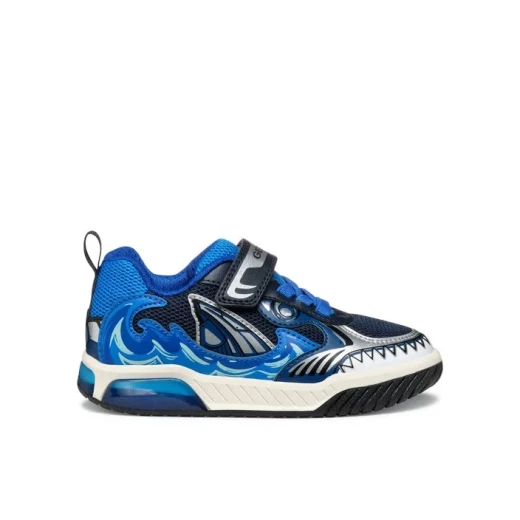 Geox Inek Boy's Sneakers Blue Size 34 Breathable Mesh Low Cut Athletic Shoes with Light Up Outsole and Stylish Graphic Details for Active Boys Comfortable and Sporty Footwear Geox Inek Boy's Sneakers Blue Size 34 Breathable Mesh Low Cut Athletic Shoes with Light Up Outsole and Stylish Graphic Details for Active Boys Comfortable and Sporty Footwear