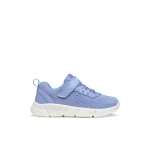Aril Girl Soft Sky Sneakers Size 34 Lightweight Breathable Contemporary Design Knitted Fabric Leather Effect Outsole Cushioned Casual Athleisurewear