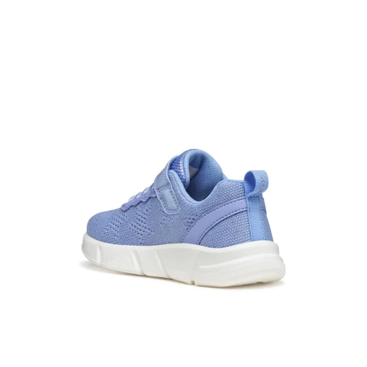 Aril Girl Lightweight Sneakers Soft Sky 28 Breathable Knitted Fabric Leather Effect Upper Cushioning Outsole Casual Athleisure Wear Girls' Shoes Modern Design Comfortable Fit - Art master - Image 6