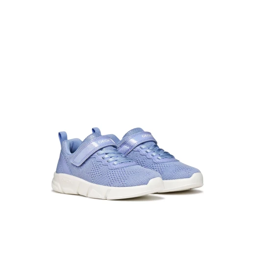 Aril Girl Soft Sky Sneakers: Lightweight, Breathable Design, Knitted Fabric, Leather Effect, Size 35 - Image 8
