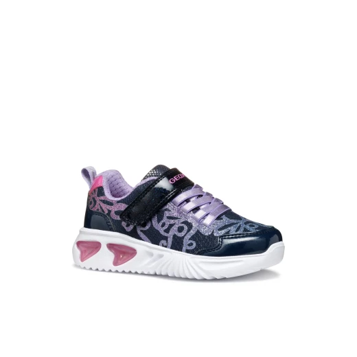 Geox Assister Girl Navy Sneakers 38, Breathable Cushioned Running Shoes - Geox - Image 13