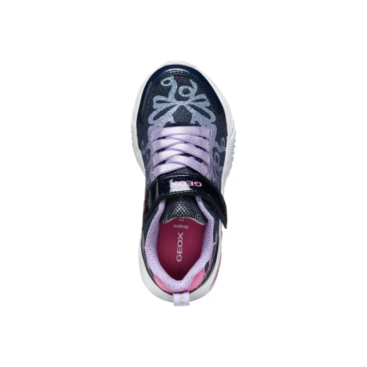 Geox Assister Girl Navy Sneakers 38, Breathable Cushioned Running Shoes - Geox - Image 27