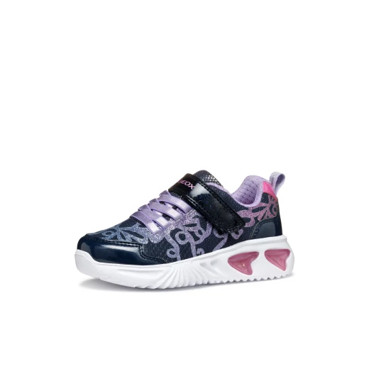 Geox Assister Girl Navy Sneakers 38, Breathable Cushioned Running Shoes - Geox - Image 5