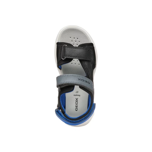 Airadyubo Boy Sandals Black 32 Lightweight Cushioned Flexible Riptape Closure for Boys Open Air Adventures Leather Effect Lycra Upper - Image 10