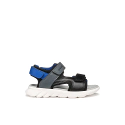 Airadyubo Boy's Sandals Black 38 Featuring Lycra and Leather Effect Upper Ultra Lightweight Cushioned Sole with Rip Tapes for Boys' Open Air Adventures Comfortable and Durable