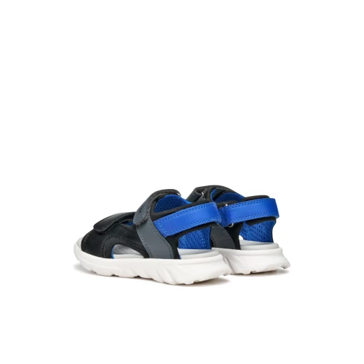 Airadyubo Boy's Sandals Black 38 Featuring Lycra and Leather Effect Upper Ultra Lightweight Cushioned Sole with Rip Tapes for Boys' Open Air Adventures Comfortable and Durable - Geox - Image 9