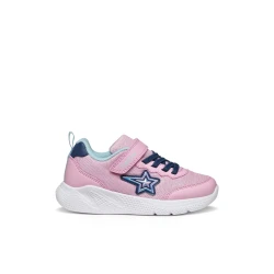 Sprintye Girl's Pink Lightweight Breathable Sneakers for Girls Size 33