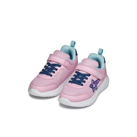 Sprintye Girl's Lightweight Breathable Sneakers in Pink, Size 38, Featuring a Shiny Fabric and Leather-Effect Design, Ideal for School and Playtime with a Modern Running-Shoe Vibe - Sprintye - Image 7