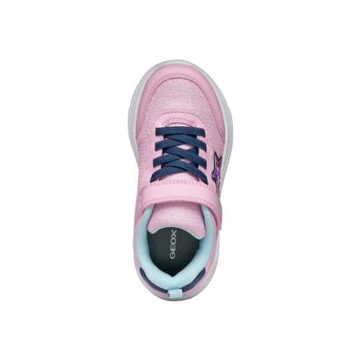 Sprintye Girl's Pink Lightweight Breathable Sneakers for Girls Size 33 - Geox - Image 9
