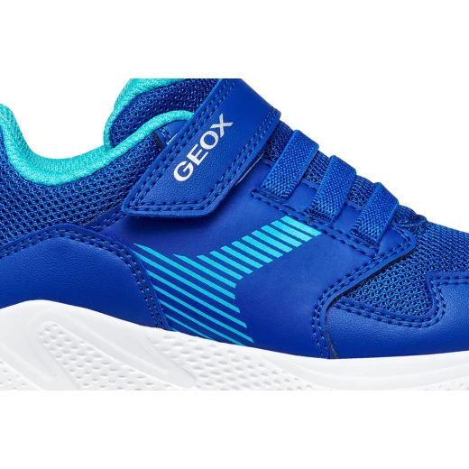 Sprintye Boy's Royal Blue Sneakers Size 34 Breathable Leather Effect Mesh Design Running Shoe Style Perfect for School and Park Activities Lightweight and Comfortable - Image 11
