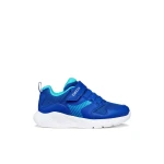 Sprintye Boy's Royal Blue Sneakers: Breathable and Cushioned Running Shoe Design for Boys. Leather-Effect and Mesh Upper. Perfect for School and Play. Size 37.