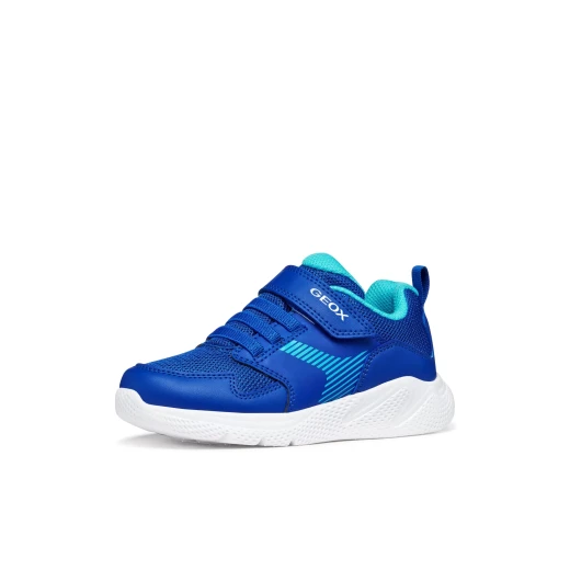 Sprintye Boy's Royal Blue Sneakers: Breathable and Cushioned Running Shoe Design for Boys. Leather-Effect and Mesh Upper. Perfect for School and Play. Size 37. - Image 4