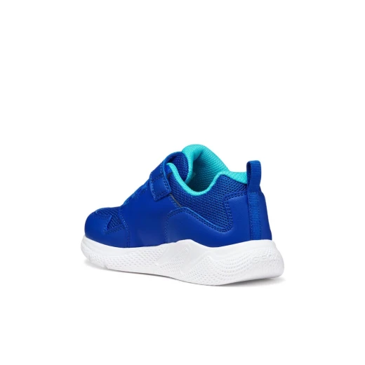 Sprintye Boy Royal Sneakers Size 31 for Active Kids Breathable Cushioning Running Shoe Design Leather-Effect and Mesh Upper Perfect for School and Play - Geox - Image 6