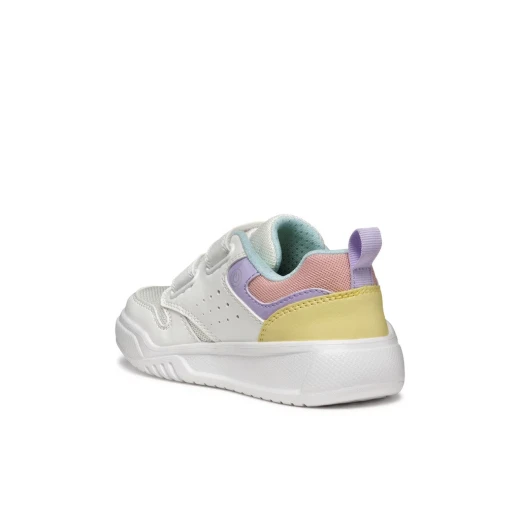 Geox Illuminus Girl's Sneakers White Mesh & Leatherette Upper 31 EU School Shoes with Light Up Outsole for Comfortable Wear and Sporty Look, Ideal for Everyday Activities - Geox - Image 6