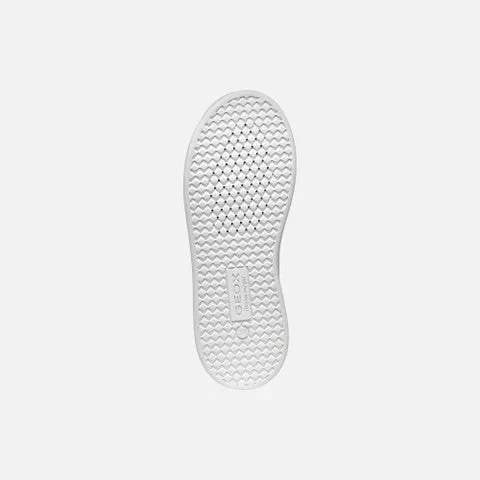 Geox Eclyper Boy Sneakers White Leather Effect Low Cut Tennis Court Style Shoes for Boys Casual Everyday Wear Size 34 - Some brand - Image 7